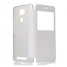 Original Protective Case S-view Flip Cover Case for Oukitel U8 Smartphone White