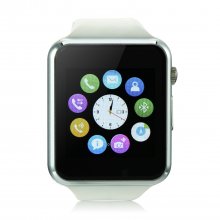 iCou I6 Smart Watch Phone 1.54 Inch Touch Screen Bluetooth Camera FM White