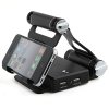 Dual-USB Metal Mobile Power Bank with Stander for Mobile Phone Tablet PC PSP