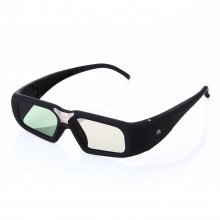 SG08-DLP 3D Active Shutter Glasses LCD Lens 96-144Hz for DLP-Link 3D Projector Black