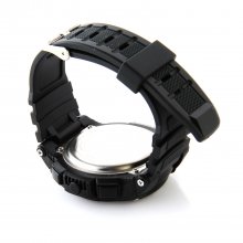 ZOOZ J1 IP68 Bluetooth Watch with Call SMS Sync Function for Android iOS Phone Black