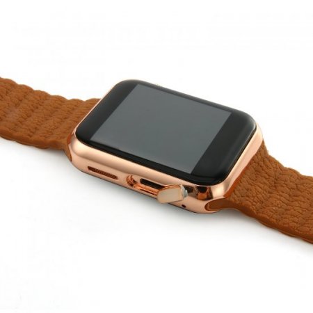 Marknano V9 Smart Watch Phone Bluetooth Watch 1.54 inch Touch Screen Heart Rate Brown