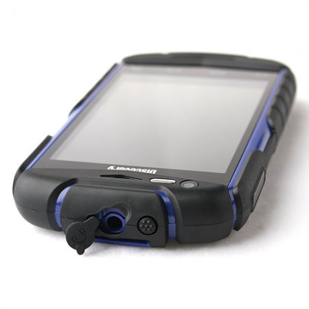 V5 Shockproof Smart Phone Android 2.3 MTK6515 1.0GHz WiFi 3.5 Inch Touch Screen Blue