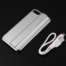 Back Case Back Cover with Electronic Lighter for iPhone 5 Silver