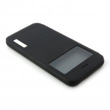 Fashion Protective Flip Cover Case For iPhone 6 Smartphone Black