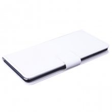 Leather Flip Cover Case Stand for Elephone G7 Smartphone White