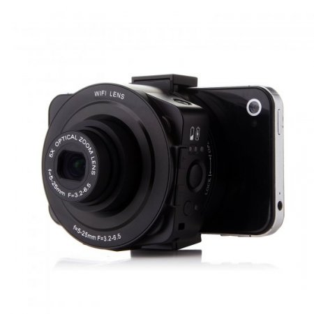 AMKOV Sangmax SP-W501 Wireless WiFi Direct 5X Zoom 14MP Lens Camera Self-timer Black