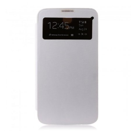 White Protective Case S-View Case + Screen Protector for Flying Mega Smartphone