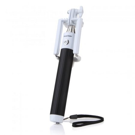All-in-one Extendable Bluetooth Monopod One-click Photographic Selfie Stick Black