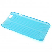 Shell Style Hard Back Case Cover for iPhone 6 Transparent Blue