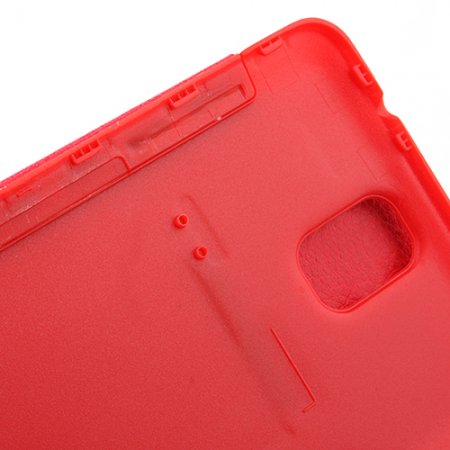 Portable Leather Flip Case Cover for Samsung Galaxy Note III Red