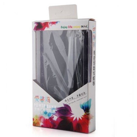 IHT P-18 18000mAh Dual USB Power Bank for iPhone iPad Smartphone - Black