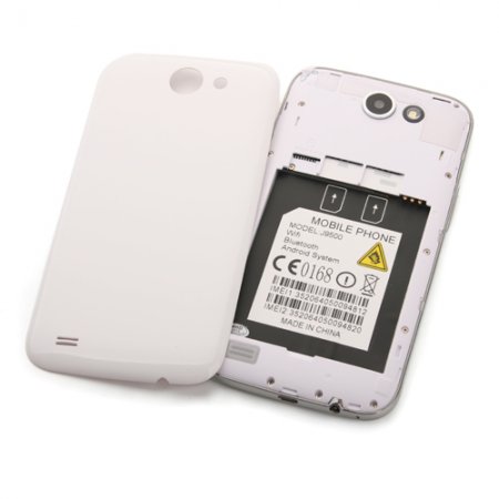 Tengda J9500 Smartphone Android 4.0 MTK6517 Dual Core 5.0 Inch 3.0MP Camera- White