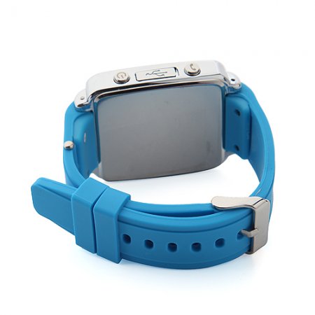 Brand New Smart Bluetooth Watch 1.6 Inch with Call SMS Sync Function for Android iOS Phone- Blue