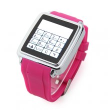 Brand New Smart Bluetooth Watch 1.6 Inch with Call SMS Sync Function for Android iOS Phone- Rose