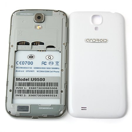 Tengda U9500 Smartphone MTK6582 Android 4.2 5.0 Inch Gesture Sensing OTG - White