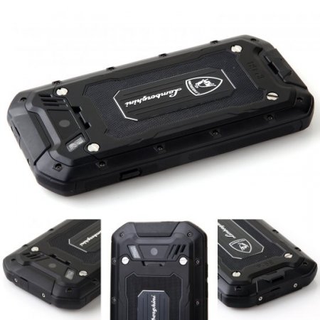 Tengda V12 Smartphone IP68 MTK6589T 4.5 Inch HD IPS Screen Android 4.2 - Black