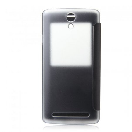 Original Flip Leather Case for Mlais MX Base Smartphone Black