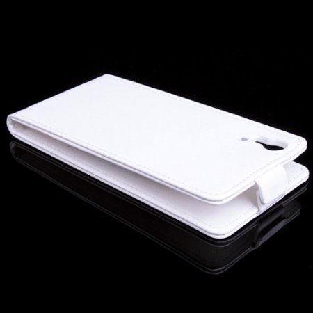 Leather Flip Cover Case Protect Case for Cubot X9 Smartphone White