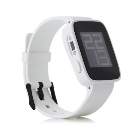 WeLoop Tommy 1.26" LCD Smart Watch w/ Bluetooth 4.0 Support Message Display -White