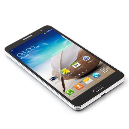 N3 Smartphone Android 4.2 MTK6589 Quad Core 5.7 Inch 1GB 8GB IPS HD Screen- Black