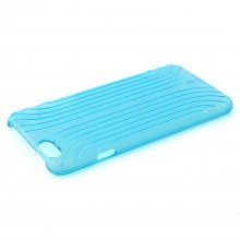 Shell Style Hard Back Case Cover for iPhone 6 Transparent Blue