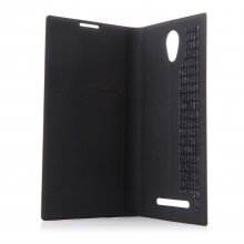 Original Protective Flip Cover Case for ZOPO ZP920 SmartPhone - black