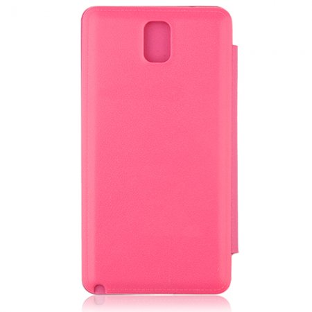 Portable Leather Flip Case Cover for Samsung Galaxy Note III Rose