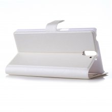 Fashion Flower Show Leather Stand Case Cover for Oneplus Smartphone White