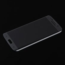 0.2mm Screen Print Tempered Glass Screen Protector for SAMSUNG S6 Edge Transparent