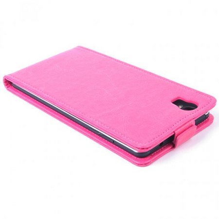 Leather Flip Cover Case Protect Case for Elephone G7 Smartphone Rose