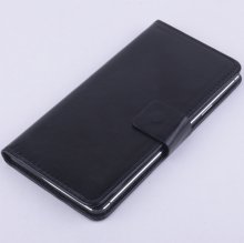 Flip Leather Cover Stand Case for ECOO E02 Pro Shinning Smartphone Black