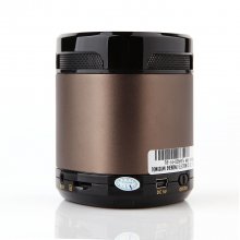 Singbox T6 Portable Wireless Bluetooth Stereo Mini AUX MP3 Speaker TF Card Slot Brown