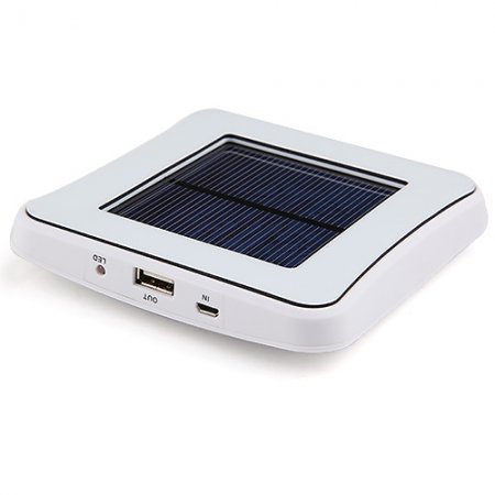 Solar Mobile Charger Bulit-in 1800mAh Lithium Battery 4 Colors