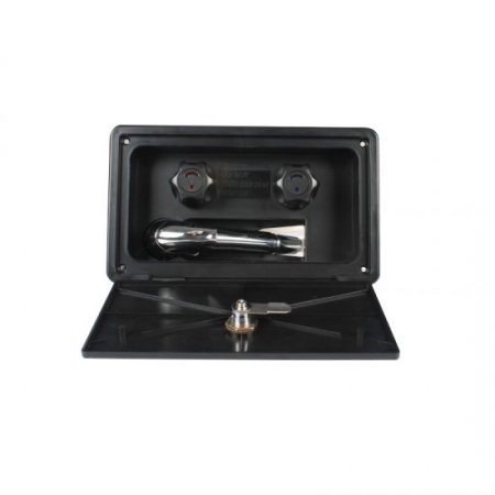 External Shower Hot And Cold Shower Nozzle For RV Trailer Camper Shower With Lock Box
