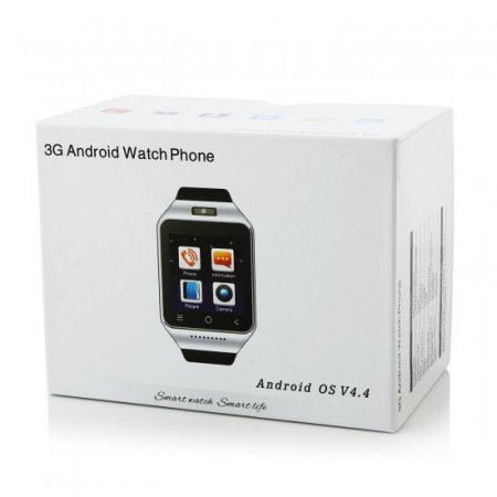 ZGPAX S8 Watch Phone Android 4.4 MTK6572W Dual Core 1.54 Inch 3G 512MB 8GB GPS Golden