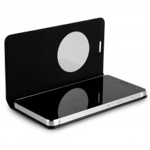 Original Protective Case S-View Flip Cover for DOOGEE Iron Bone DG750 Smartphone Black