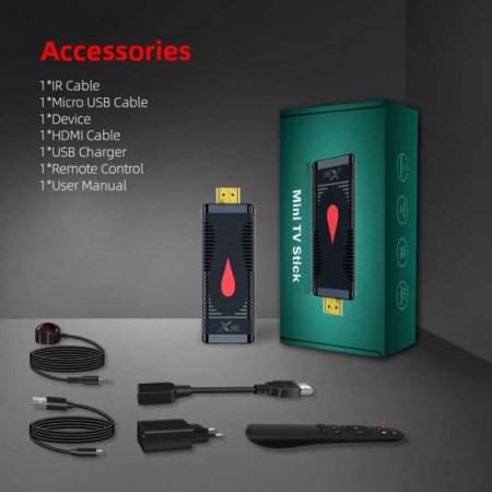 X96 S400 Mini TV Stick H313 Quad Core Android 10 Smart tv box 1GB 8GB & 2GB 16GB 4k Media Player