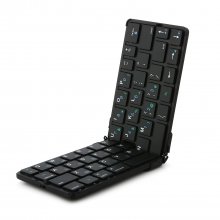 Flyshark iLepo 360 Foldable Metal Ultra-thin Bluetooth Keyboard Remote Camera Black