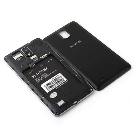 M-HORSE N9000W Smartphone Android 4.2 MTK6572W 5.5 Inch Air Gesture GPS 3G - Black