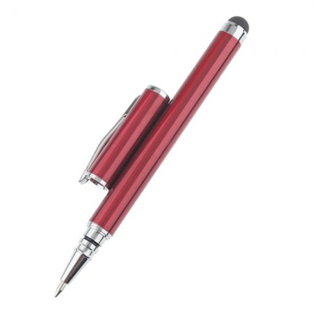 2 in 1 Touch Screen Stylus Ball Point Pen 12cm Long