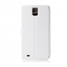 Flip Cover Case White & Screen Protector for W-5000 Smartphone