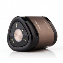 Singbox T6 Portable Wireless Bluetooth Stereo Mini AUX MP3 Speaker TF Card Slot Brown