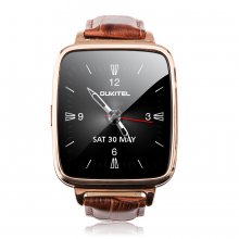 OUKITEL A28 Smart Bluetooth Watch 1.54 Inch IPS Heart Rate IP53 for iOS Android- Golden