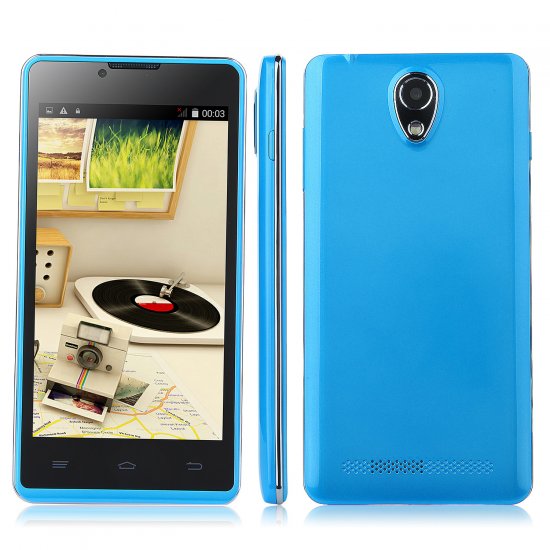 Tengda P9 Smartphone Android 4.4 MTK6572W 3G GPS 4.5 Inch - Blue