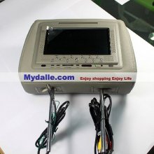 7 inch automobile headrest DVD Player support MPEG4 Format