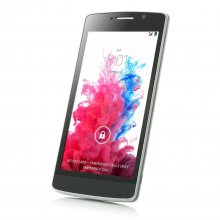 G3+ Smartphone Android 4.2 MTK6572W Dual Core 5.0 Inch 3G Smart Wake Up White