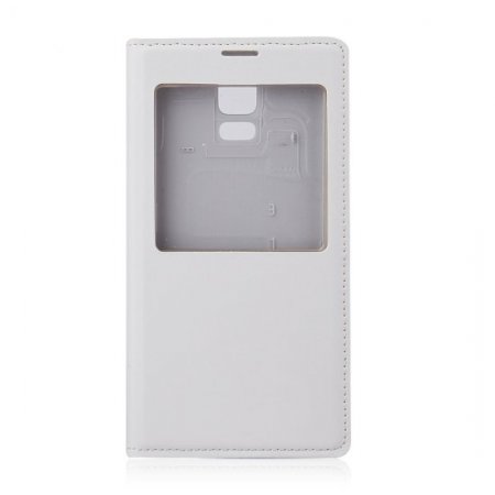 Protective Flip Cover Case for Samsung GALAXY S5 Smartphone White