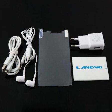 LANDVO L200 Smartphone Android 4.4 MTK6582 5.0 Inch QHD Screen 3G Smart Wake Up Black