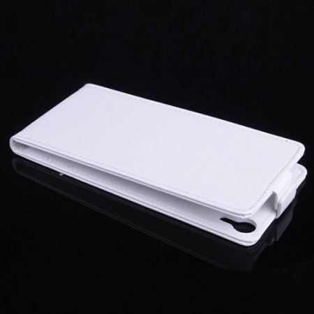 Leather Flip Cover Case Protect Case for UMI Zero Smartphone White